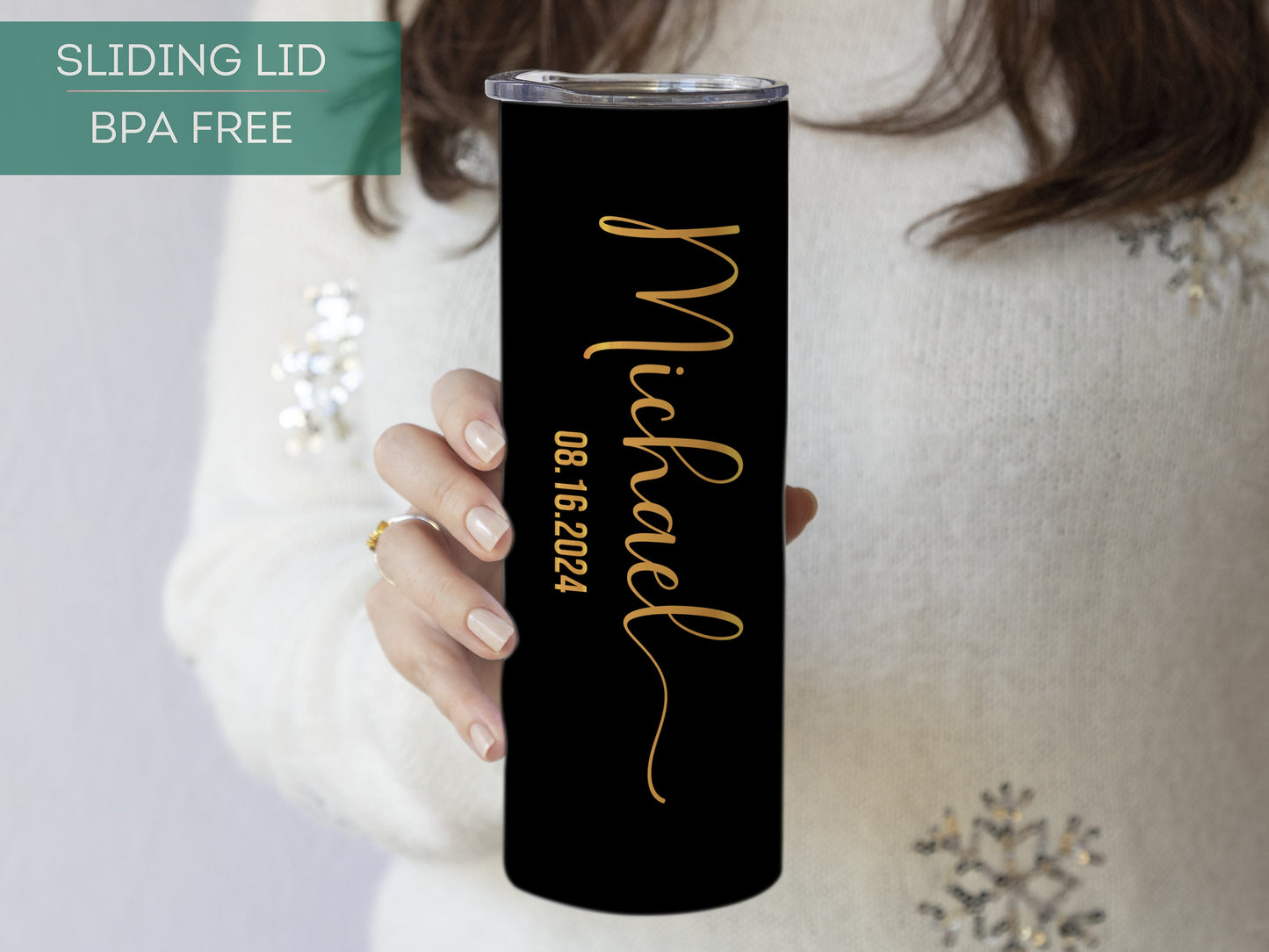 Personalized Wifey & Hubby Tumblers - Custom Couple Gift for Him and Her