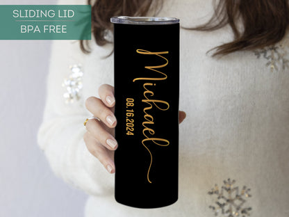 Personalized Wifey & Hubby Tumblers - Custom Couple Gift for Him and Her