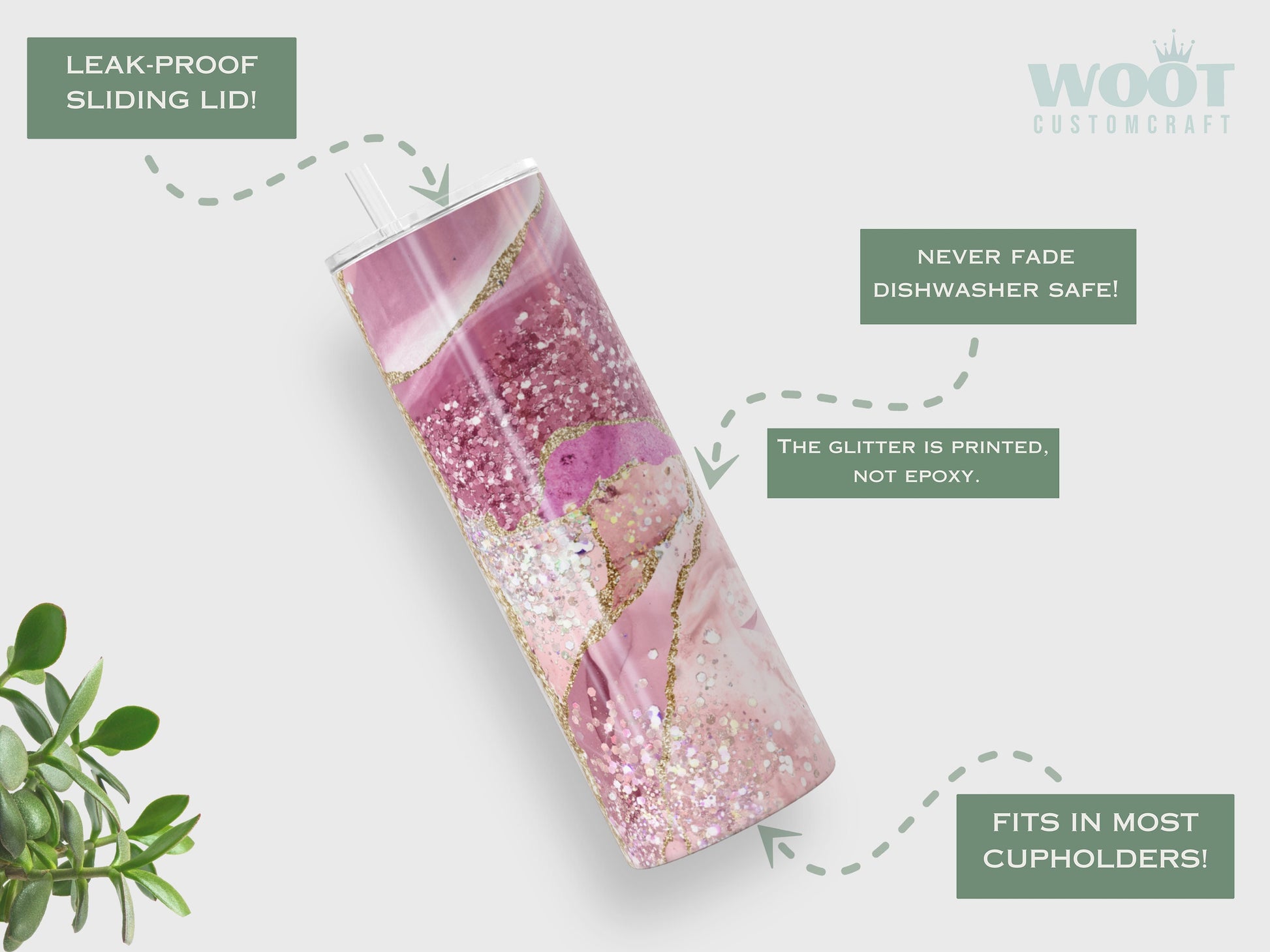 Bridesmaid Tumbler Agate Marble Gift Idea
