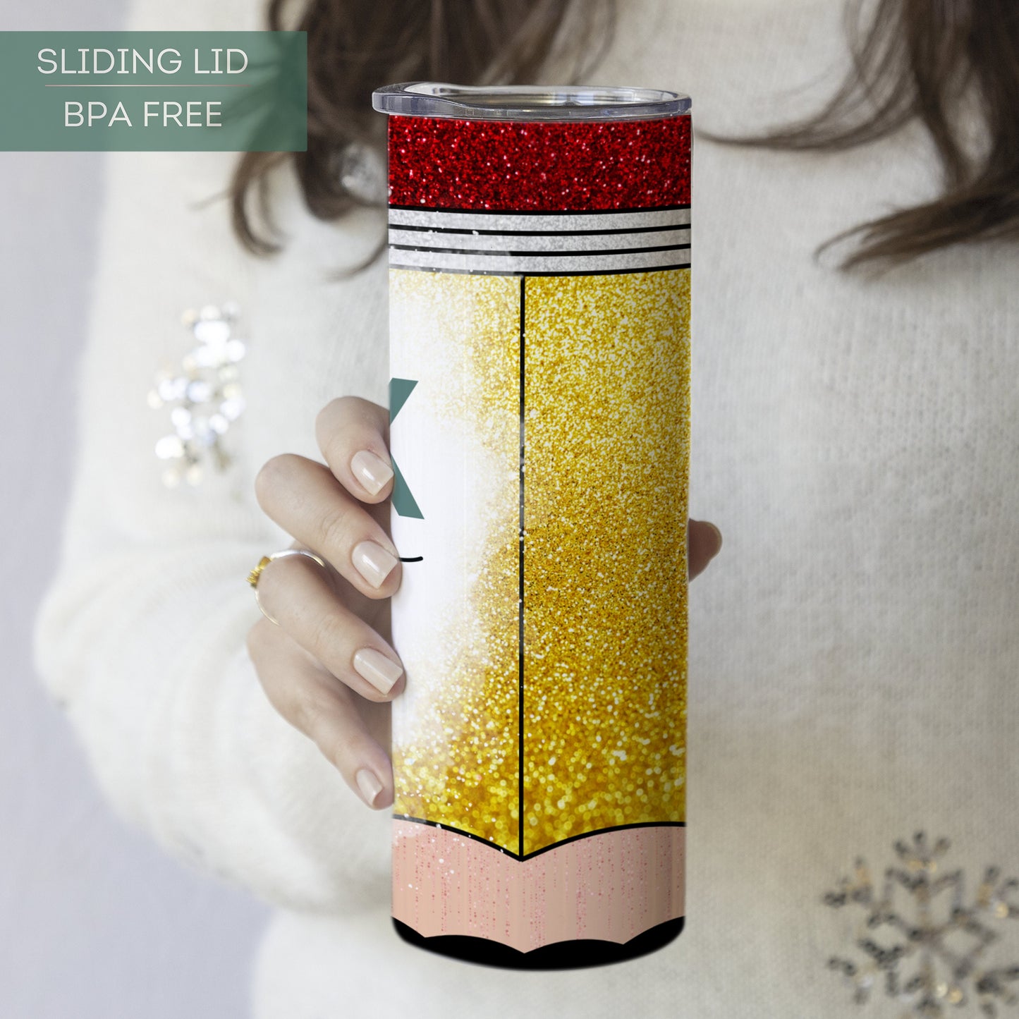 Personalized Pre-K Teacher Tumbler - Custom Gift for Preschool Educators