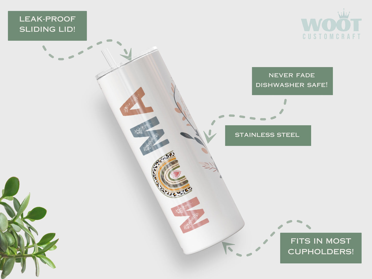 Personalized Mama Tumbler with Kids' Names - Perfect Mother's Day or Birthday Gift for Mom