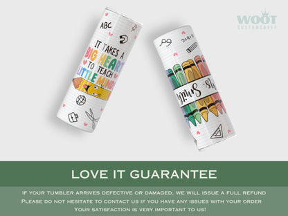 Personalized Teacher Tumbler - Custom Travel Cup for Teacher Appreciation