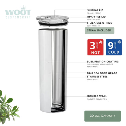 Custom Preschool Teacher Tumbler - Personalized Gift for Kindergarten & Daycare Educators