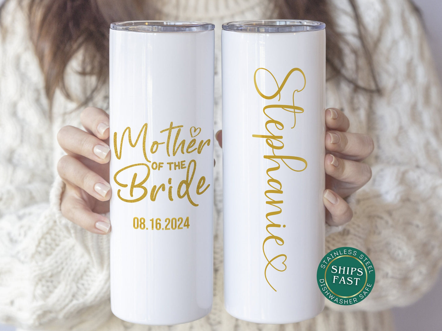 Mother of the Bride Tumbler Personalized, Mother of Bride Cup, Mother of the Groom Tumbler, Mother of the Bride Gift, Mother Bride Tumbler