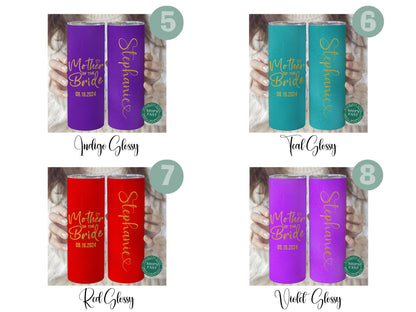 Mother of the Bride Tumbler Personalized, Mother of Bride Cup, Mother of the Groom Tumbler, Mother of the Bride Gift, Mother Bride Tumbler