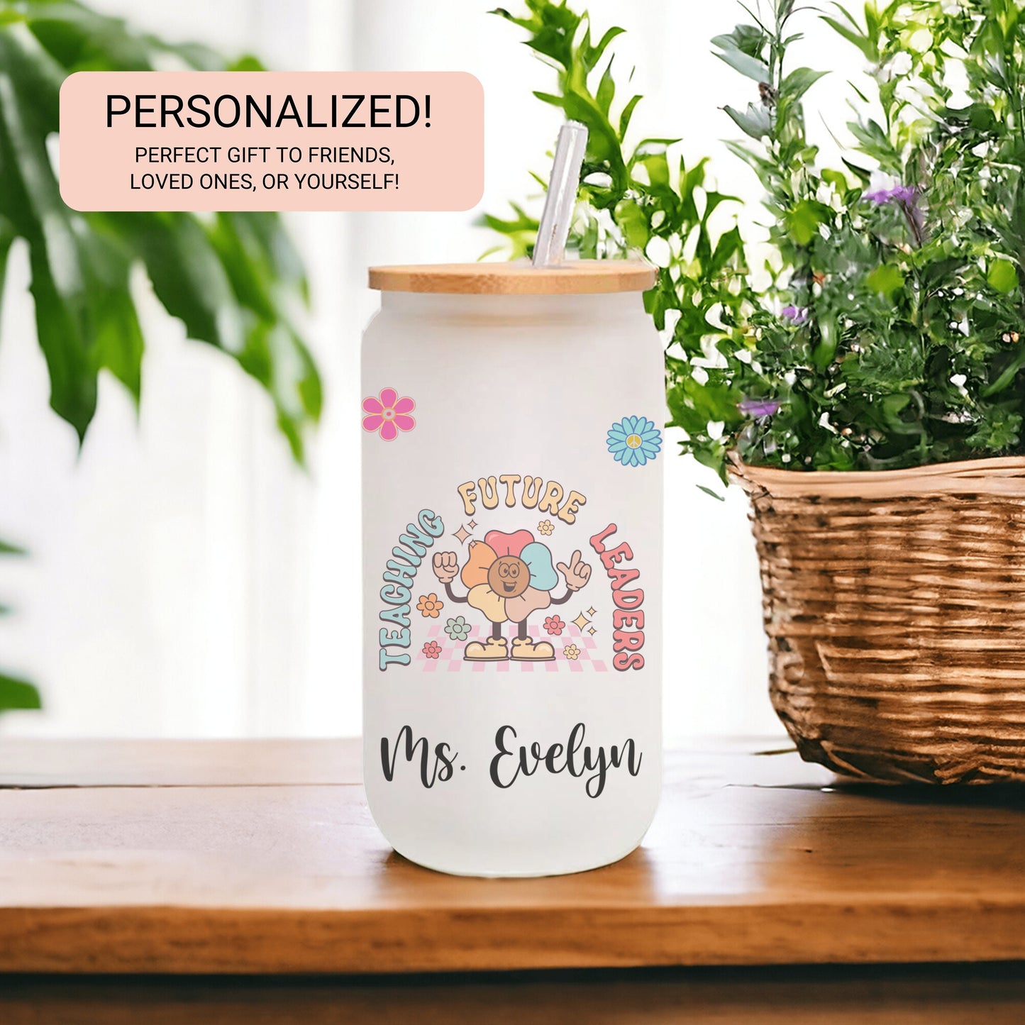 Personalized Teacher Cup - Future Leaders Tumbler for Teacher Appreciation