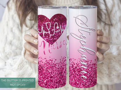 Personalized Nurse Tumbler - RN Graduation Gift for Nursing Students