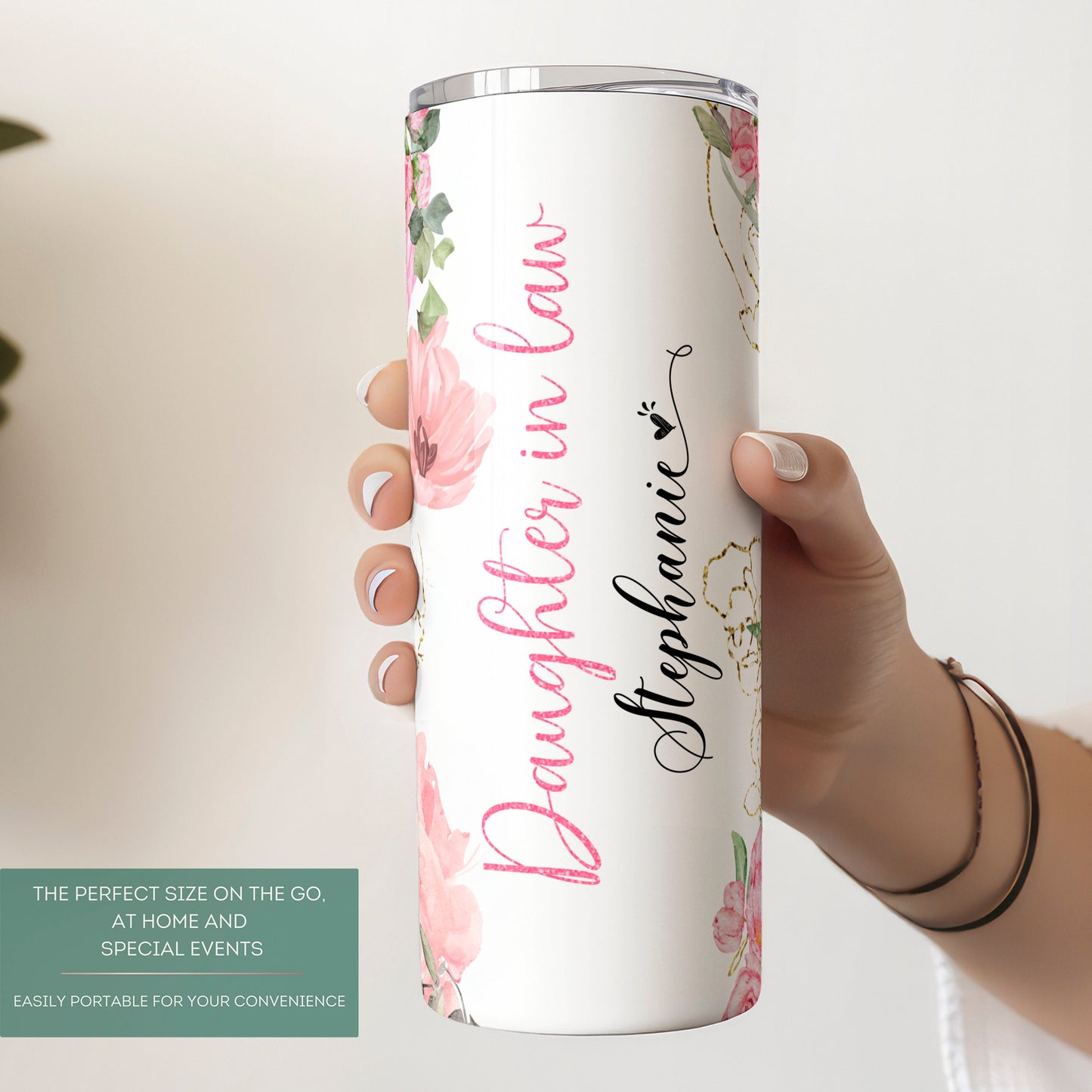 Personalized Daughter-In-Law Tumbler - Thoughtful Gift from Mother-In-Law