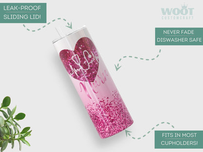 Personalized Nurse Tumbler - RN Graduation Gift for Nursing Students