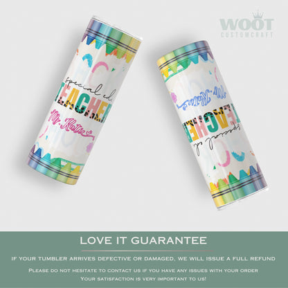 Personalized Tumbler for Special Education Teachers - Back to School Gift and Appreciation Keepsake