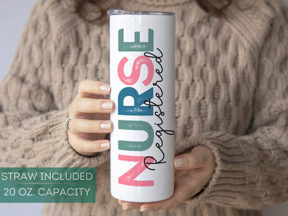Personalized RN Tumbler - Custom Registered Nurse Graduation Gift | Ideal Cup for RNs