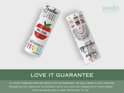 Personalized Teacher Tumbler - Cute Back-to-School Gift | Teacher Appreciation Travel Cup