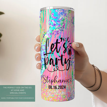 Personalized Party Tumbler - Custom Travel Cup for Celebrations