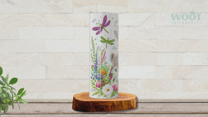 Personalized Rabbit Tumbler - Floral Gift for Rabbit Lovers and Easter