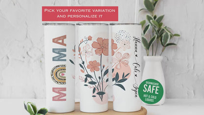 Personalized Mama Tumbler with Kids' Names - Perfect Mother's Day or Birthday Gift for Mom