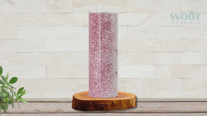 Rose Gold Ombre Glitter Tumbler - Sparkling Gift for Mom