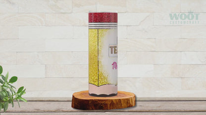 Personalized Best Teacher Tumbler - Custom Teacher Appreciation Gift