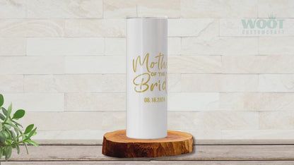 Mother of the Bride Tumbler Personalized, Mother of Bride Cup, Mother of the Groom Tumbler, Mother of the Bride Gift, Mother Bride Tumbler